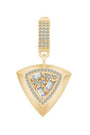 Baget Taşlı Üçgen Charm