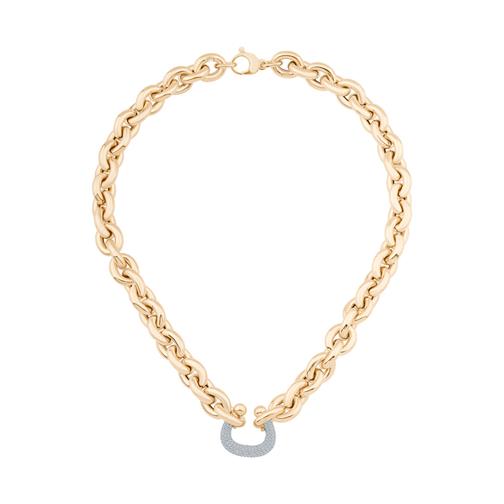 Burgu Zincirli U Form Kolye