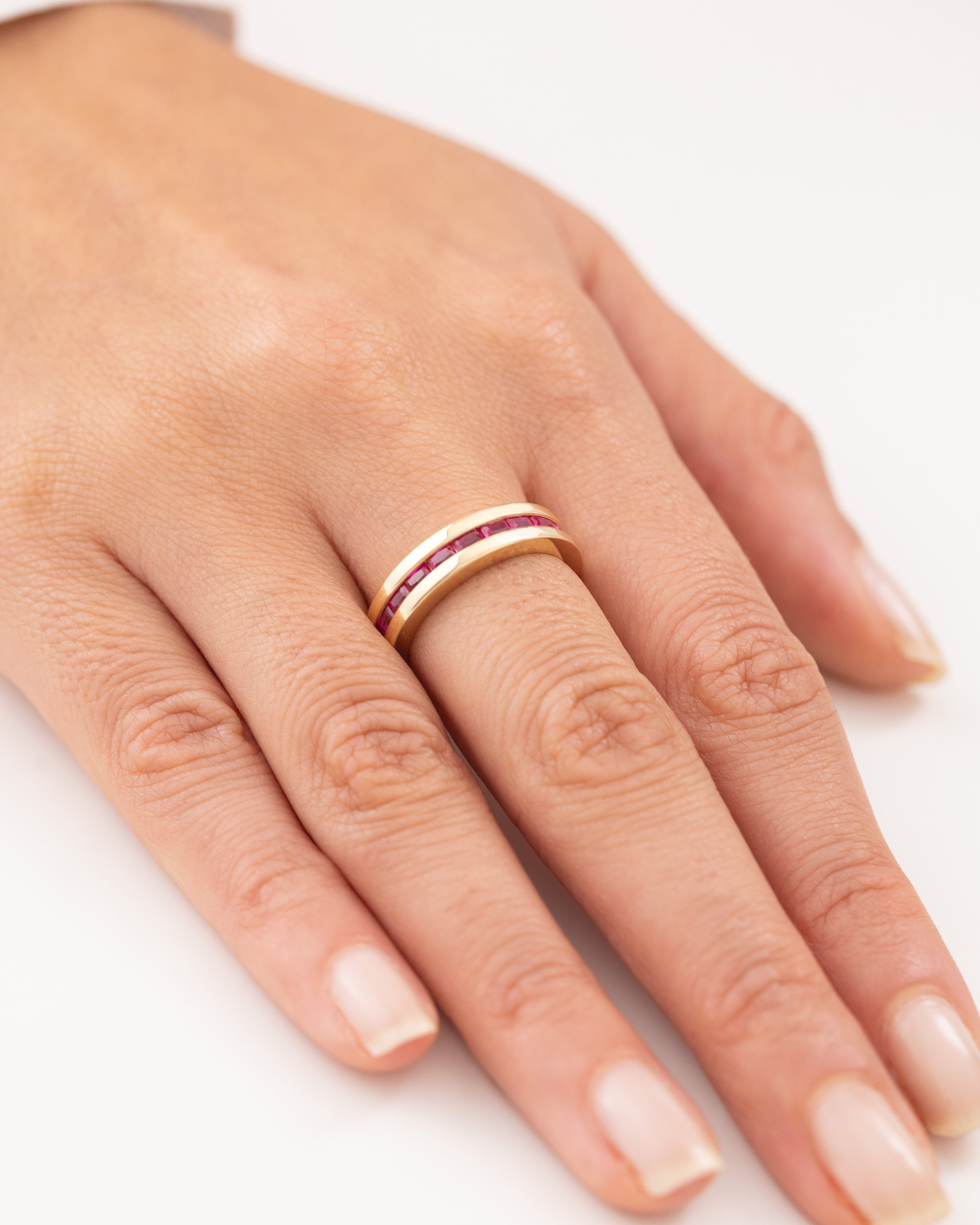 Cetaş Eterna Mineli 14 Ayar Altın Yüzük