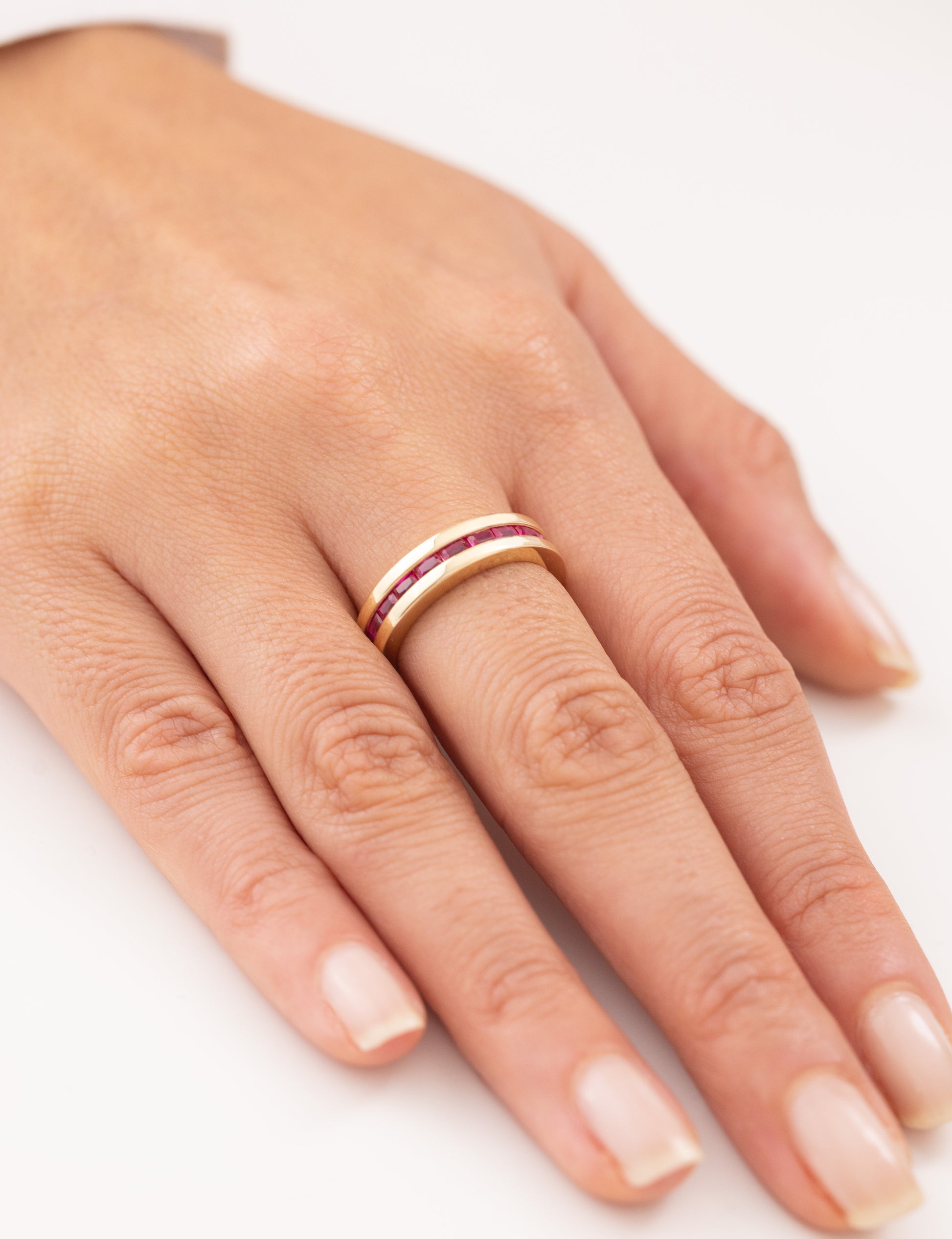 Cetaş Eterna Mineli 14 Ayar Altın Yüzük