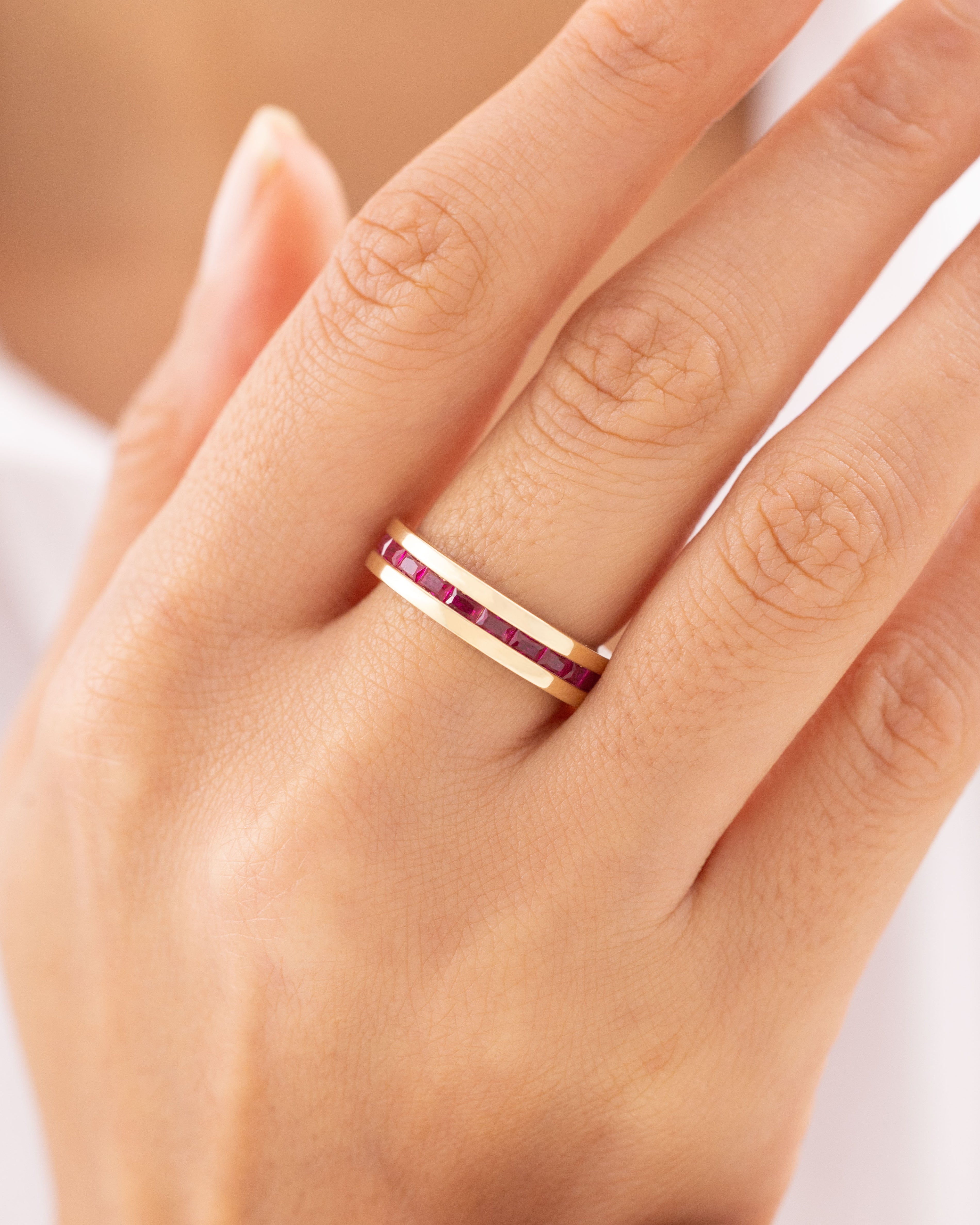 Cetaş Eterna Mineli 14 Ayar Altın Yüzük