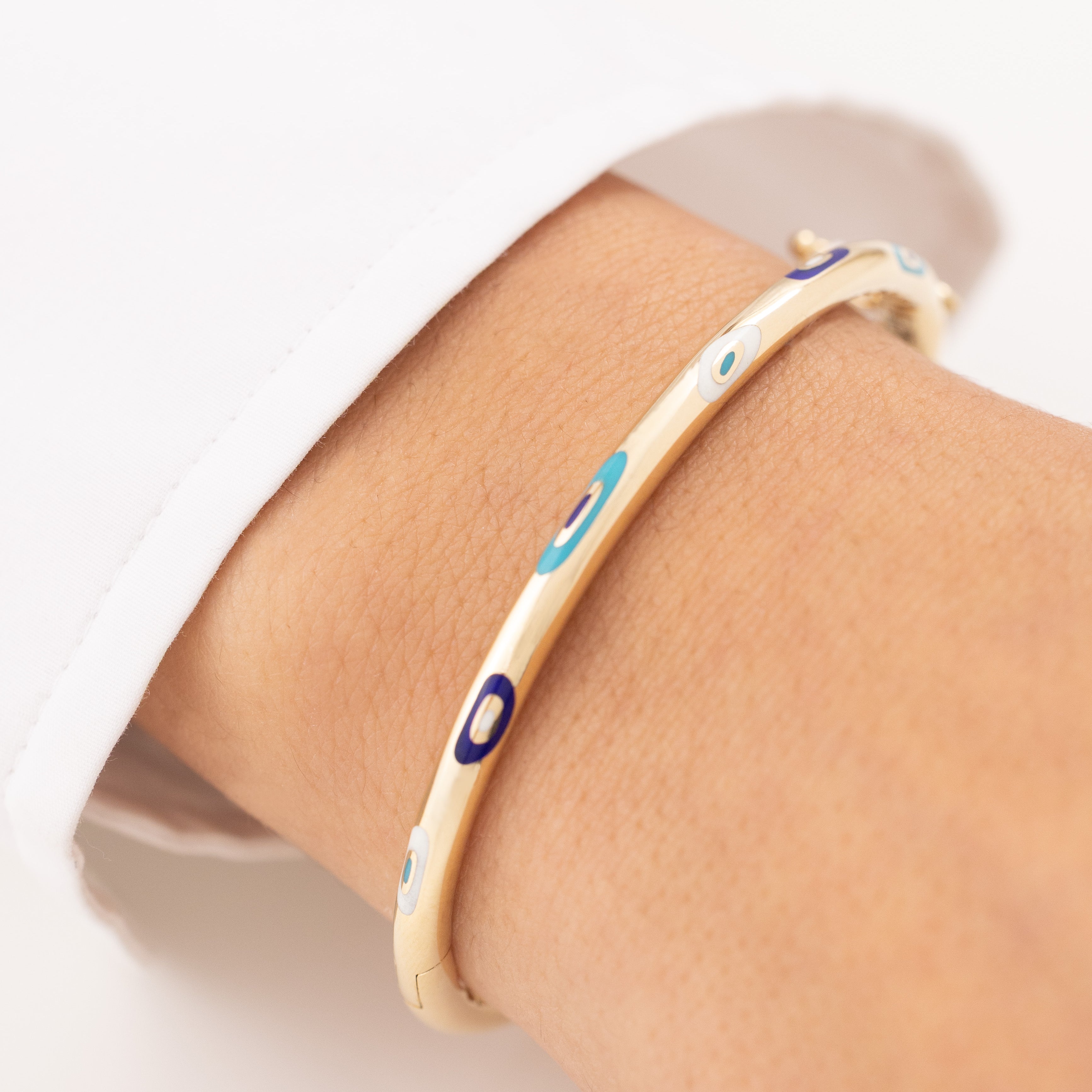 Cetaş Fortuna Nazar 14 Ayar Altın Kelepçe