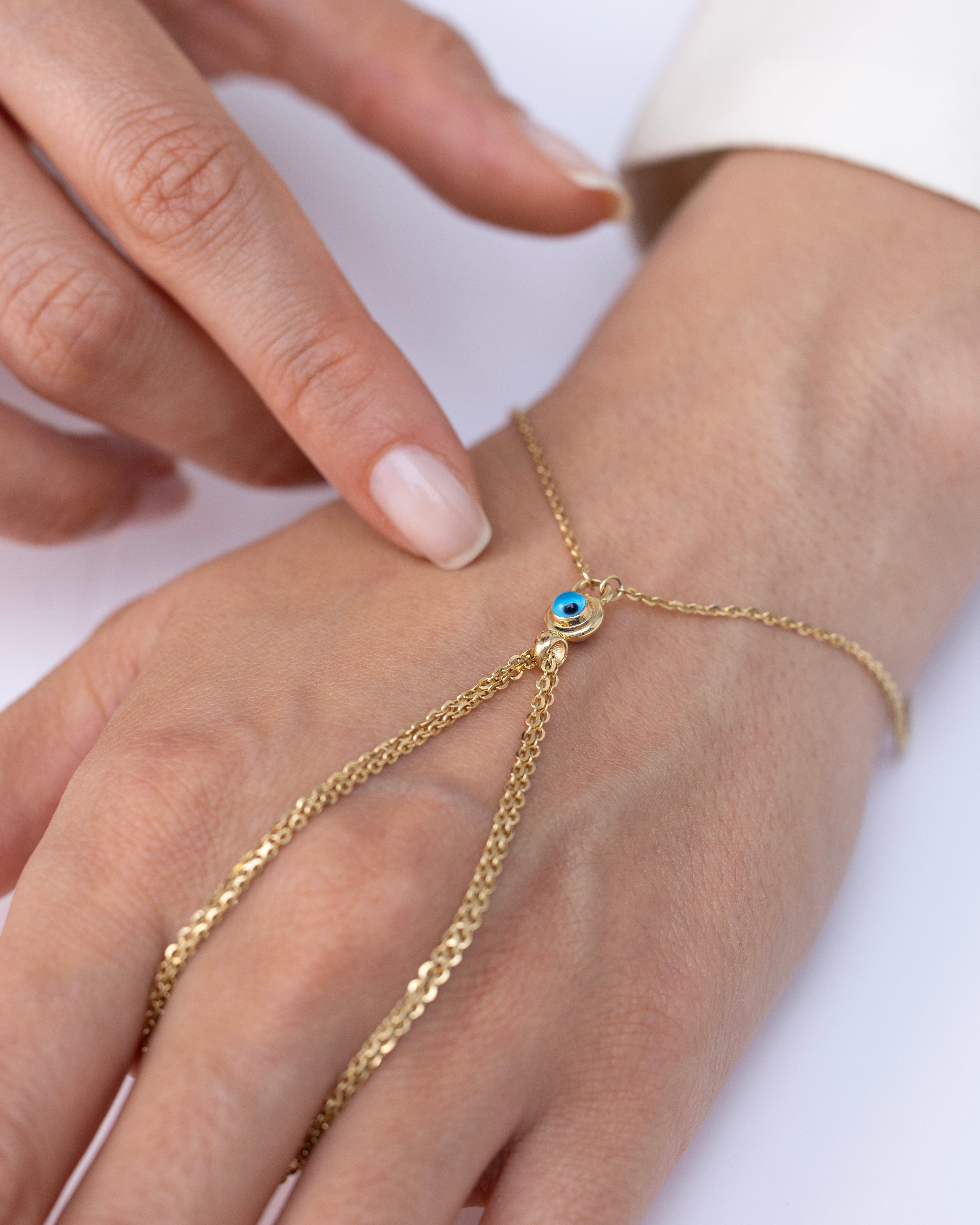 Cetaş Nazar Zincir 14 Ayar Altın Şahmeran