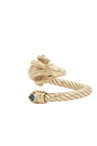 Cetaş Twist Mavi Taşlı Koç 14 Ayar Altın Yüzük