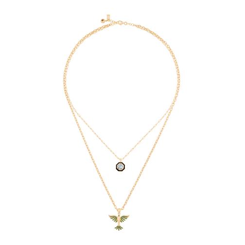 Çift Zincir Anka Kuşu Kolye