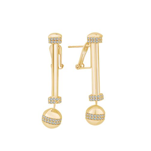 Golden Soul Taşlı Küpe