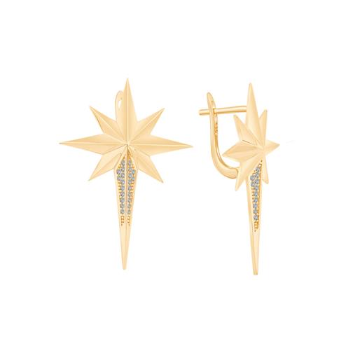 Gölge Taşlı Kuzey Yıldızı Küpe