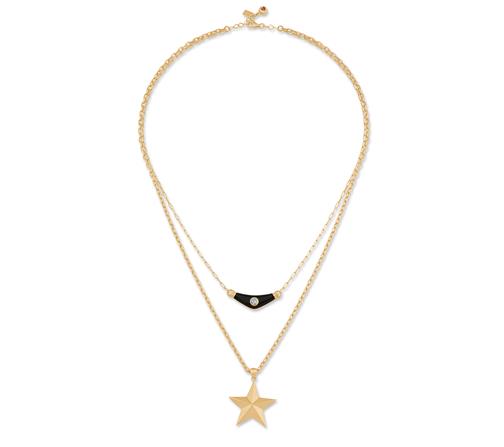 İkili Yıldız Trend Kolye