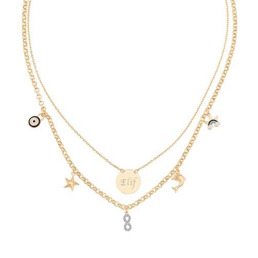 İsim Yazılabilen Şans Kolye