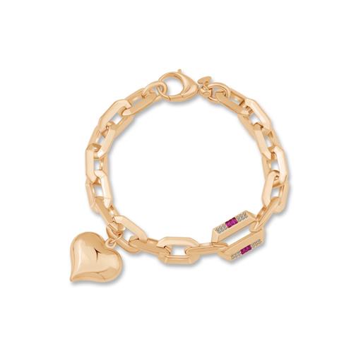 İtalyan Tasarım Balon Kalp Bileklik