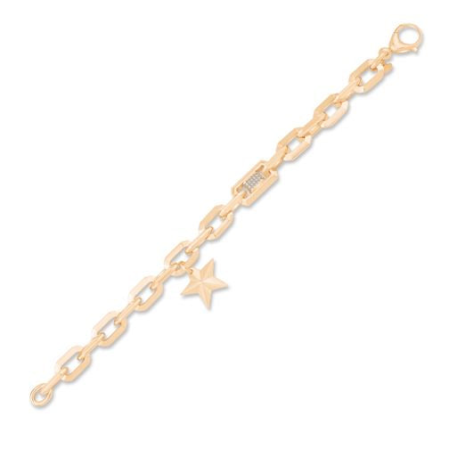 İtalyan Tasarım Taş Detaylı Yıldız Bileklik