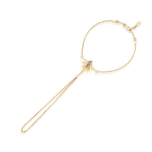 İtalyan Tasarım Yıldız Altın Bileklik