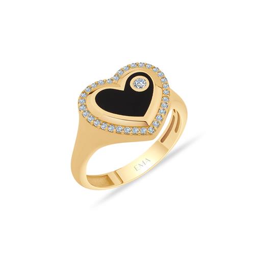 Kalp Tektaş Yüzük