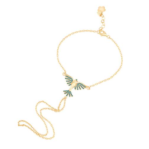 Kare Taşlı Silindir Bileklik