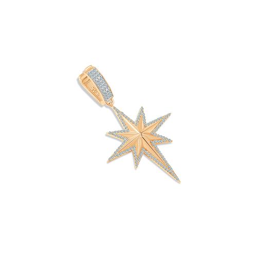 Kuzey Yıldızı Taşlı Charm