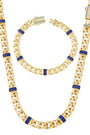 Mavi Taşlı Gurmet Set