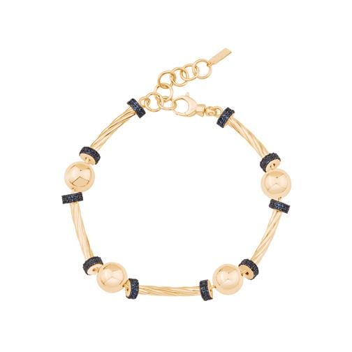 Mavi Taşlı Silindir Bileklik