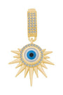 Nazar Boncuklu Taşlı Charm