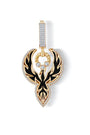 Siyah Mineli Anka Kuşu Charm