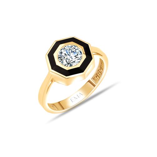 Siyah Mineli Yüzük