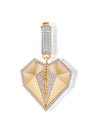 Taşlı Kalp Charm