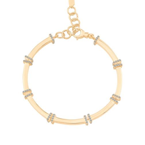 Taşlı Silindir Bileklik