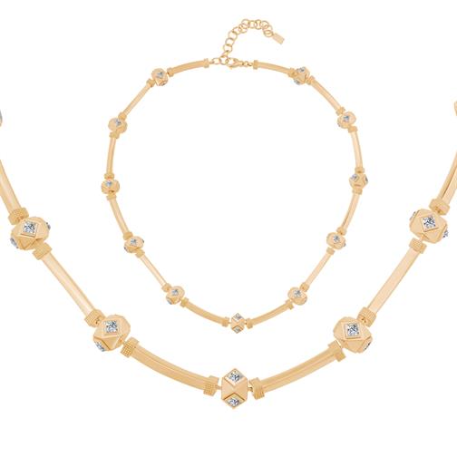 Taşlı Silindir Kolye