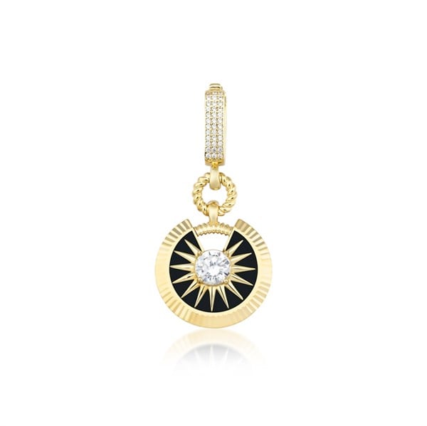 Taşlı Yıldız Kolye Ucu Charm