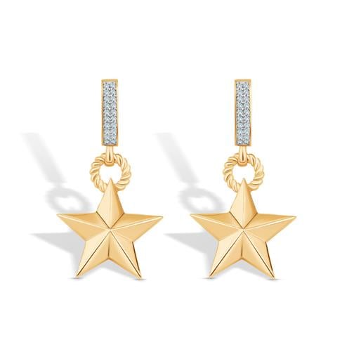 Yıldız Altın Küpe