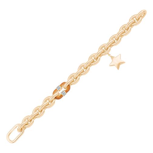 Yıldız Halka Zincir Altın Bileklik