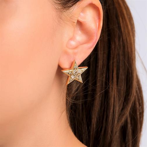 Yıldız Tasarım Küpe