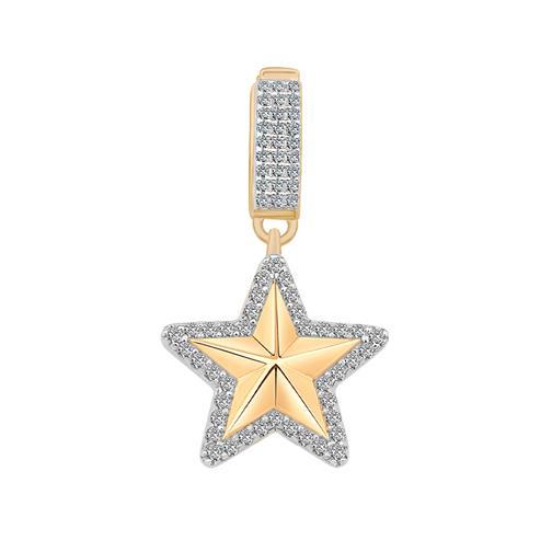 Yıldız Taşlı 9Mm Bileklik Charm